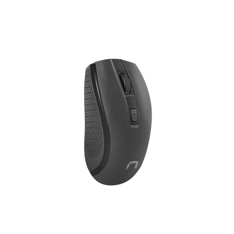 Bezprzewodowa mysz optyczna NATEC Jay 2 RF — 2,4 GHz, 1600 DPI, oburęczna, 4 przyciski, czarna