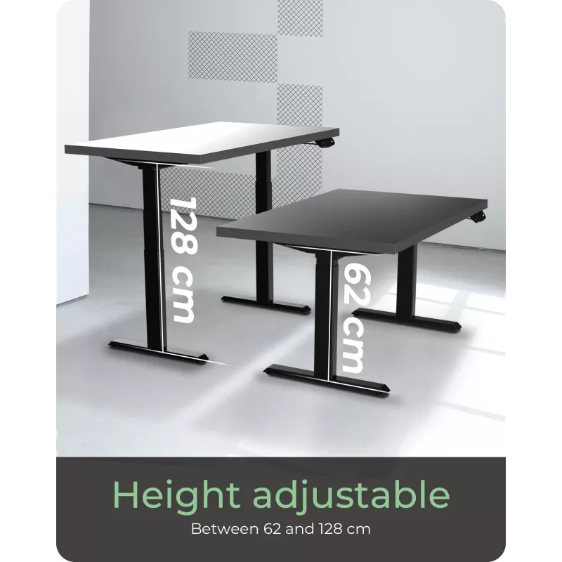 ICY BOX IB-EW206B-T Electric 2 leg(s) Czarny