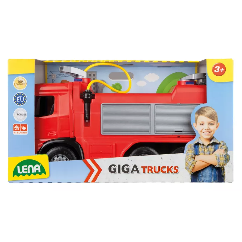 Lena GIGA TRUCKS Wóz strażacki do jeżdżenia Arocs, Wóz strażacki, 3 lat(a), Wielokolorowy