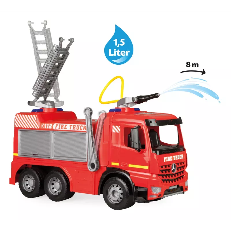 Lena GIGA TRUCKS Wóz strażacki do jeżdżenia Arocs, Wóz strażacki, 3 lat(a), Wielokolorowy