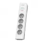 Listwa przeciwprzepięciowa Philips SPN7040WA/60 4 gniazda AC 600 J 2 m Biała
