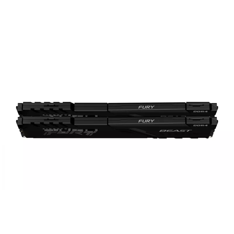 Kingston Technology FURY Beast 16GB 3200MT/s DDR4 CL16 DIMM (Kit of 2) Czarny