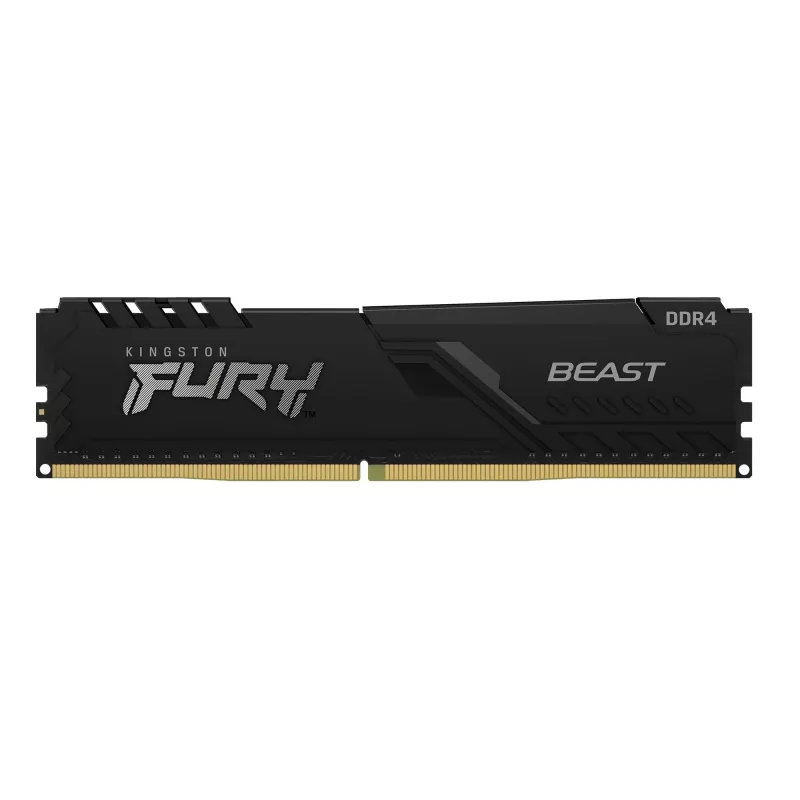 Kingston Technology FURY Beast 16GB 3200MT/s DDR4 CL16 DIMM (Kit of 2) Czarny