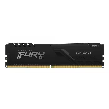 Kingston Technology FURY Beast 16GB 3600MT/s DDR4 CL18 DIMM Czarny