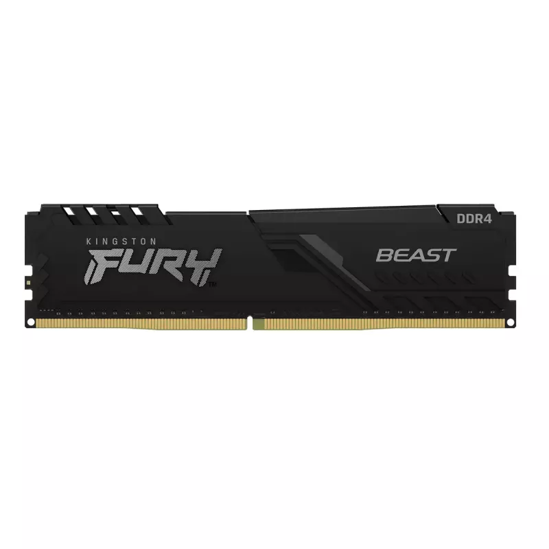 Kingston Technology FURY Beast 64GB 3600MT/s DDR4 CL18 DIMM (Zestaw 2 sztuk) Czarny