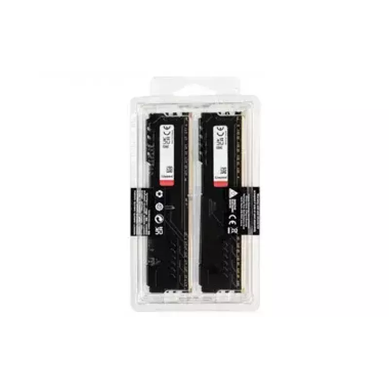 Kingston Technology FURY Beast 64GB 3600MT/s DDR4 CL18 DIMM (Zestaw 2 sztuk) Czarny