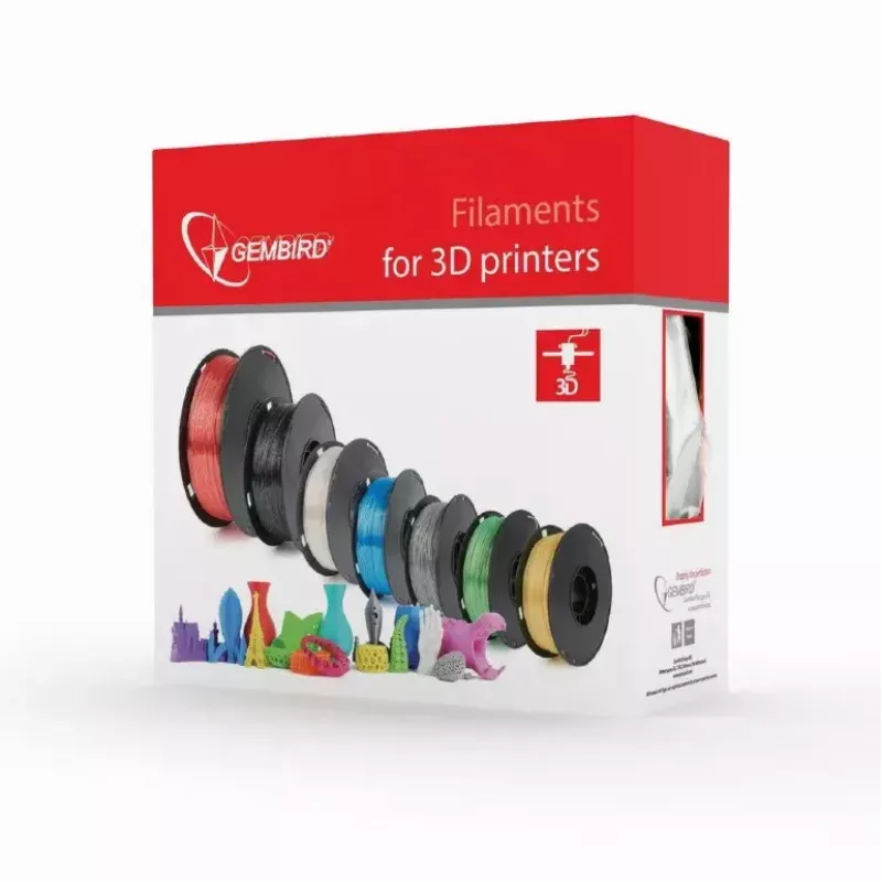 Materiał do druku 3D Gembird 3DP-PLA+1.75-02-GR