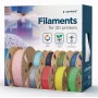 GEMBIRD PLA-PLUS filament, srebrny, 1.75 mm, 1 kg