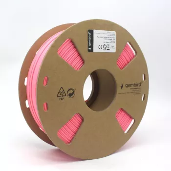 Materiał do druku 3D Gembird 3DP-PLA1.75-01-P różowy 1 kg