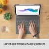 LOGITECH Combo Touch - iPad Pro 12,9 cala (5. gen.) - angielski - Qwerty