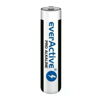 Alkaliczne baterie AAA everActive LR03PRO4T — 4 szt., 1,5 V, 1250 mAh, 44,5×10,5 mm