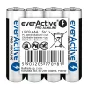 Alkaliczne baterie AAA everActive LR03PRO4T — 4 szt., 1,5 V, 1250 mAh, 44,5×10,5 mm