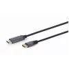 Adapter kabla wideo Gembird CC-DP-HDMI-4K-6 — DisplayPort do HDMI Typ A, 1,8 m, 4K, czarny