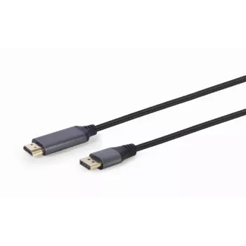 Adapter kabla wideo Gembird CC-DP-HDMI-4K-6 — DisplayPort do HDMI Typ A, 1,8 m, 4K, czarny