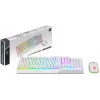 Zestaw klawiatury i myszy gamingowej MSI VIGOR GK30 COMBO WHITE