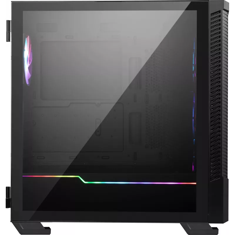 Obudowa PC MSI MPG VELOX 100R Mid Tower Czarna — ATX, 7 slotów rozszerzeń, 2× wnęki 3,5 cala, 2× wnęki 2,5 cala, USB-C