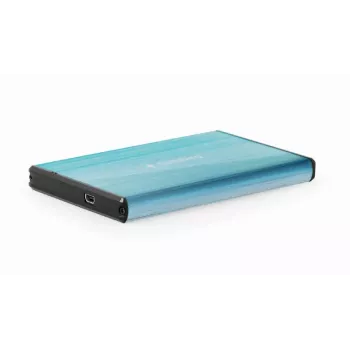 Obudowa HDD Gembird EE2-U3S-3-B — 2,5 cala, jednokieszeniowa, SATA, Mini‑USB A, do 7 TB, niebieska