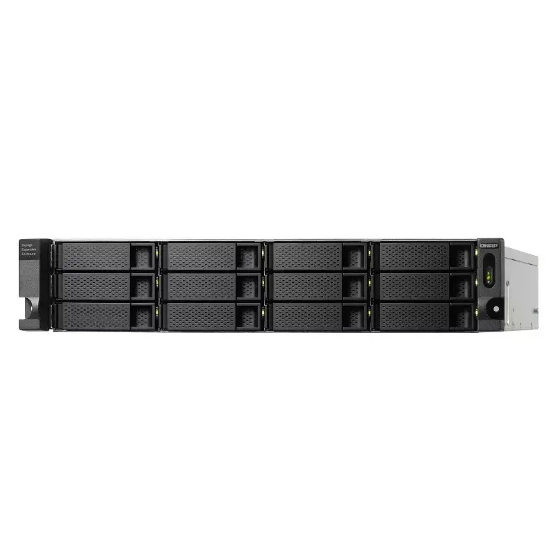 QNAP - TL-R1200S-RP - Festplatten-Array - 12 Schächte (SATA-600) SATA 6Gb/s (extern) Rack einbaufähig 2U