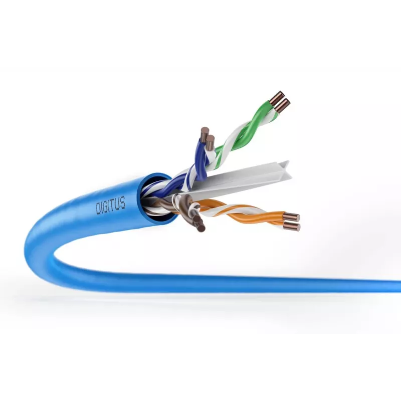 Kabel sieciowy DIGITUS DK-1614-VH-1 U/UTP Kat. 6 1m Czarny