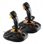 Thrustmaster T.16000M FCS SPACE SIM DUO Czarno-Pomarańczowy, USB Joystick Analogowy/Cyfrowy PC