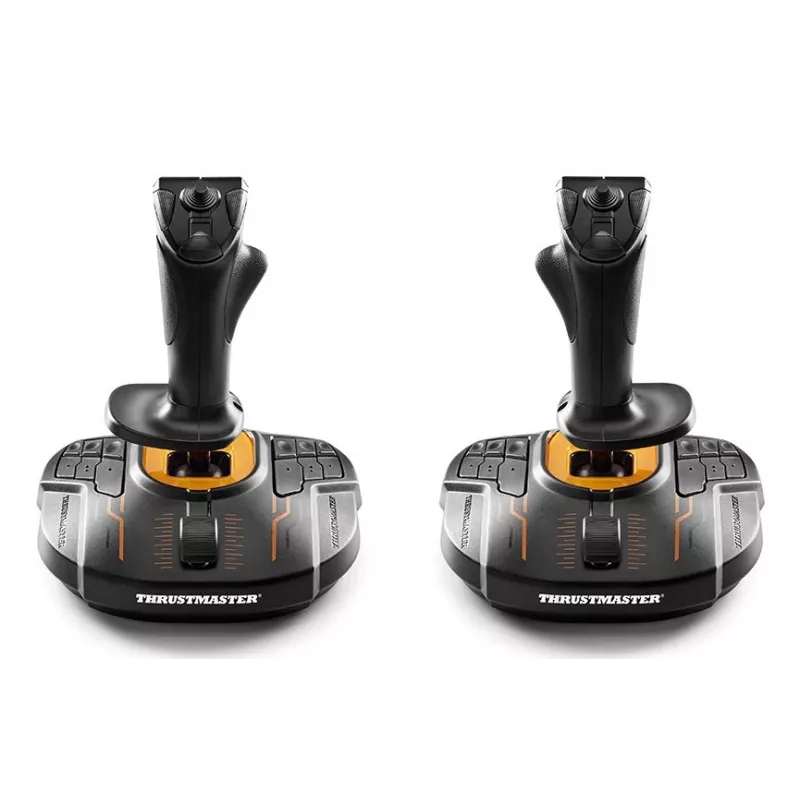 Thrustmaster T.16000M FCS SPACE SIM DUO Czarno-Pomarańczowy, USB Joystick Analogowy/Cyfrowy PC