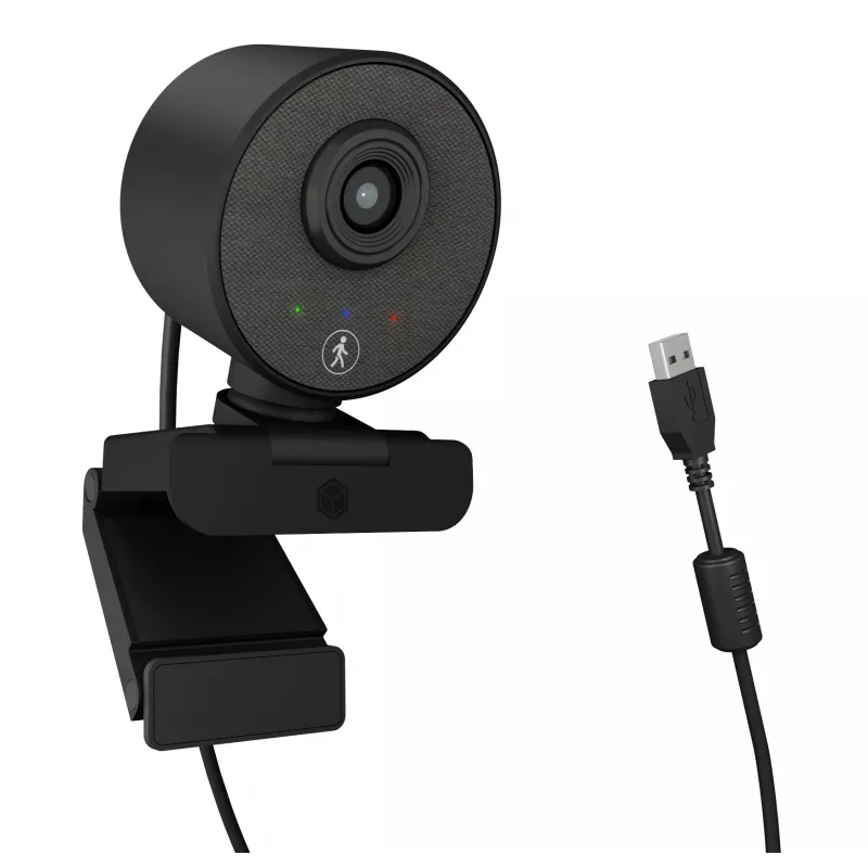 Kamera internetowa ICY BOX IB-CAM501-HD 1920 x 1080 pikseli USB 2.0 Czarny