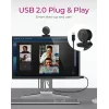 Kamera internetowa ICY BOX IB-CAM501-HD 1920 x 1080 pikseli USB 2.0 Czarny