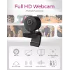 Kamera internetowa ICY BOX IB-CAM501-HD 1920 x 1080 pikseli USB 2.0 Czarny