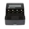 Ładowarka do akumulatorów everActive NC-3000 — uniwersalna ładowarka do AA/AAA/C/D (4-komorowa) czarna, 100–240 V