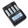 Ładowarka do akumulatorów everActive NC-3000 — uniwersalna ładowarka do AA/AAA/C/D (4-komorowa) czarna, 100–240 V