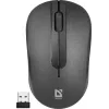 Bezprzewodowa mysz optyczna DEFENDER HIT MM-495 RF, oburęczna, 1600 DPI, odbiornik USB RF, czarna