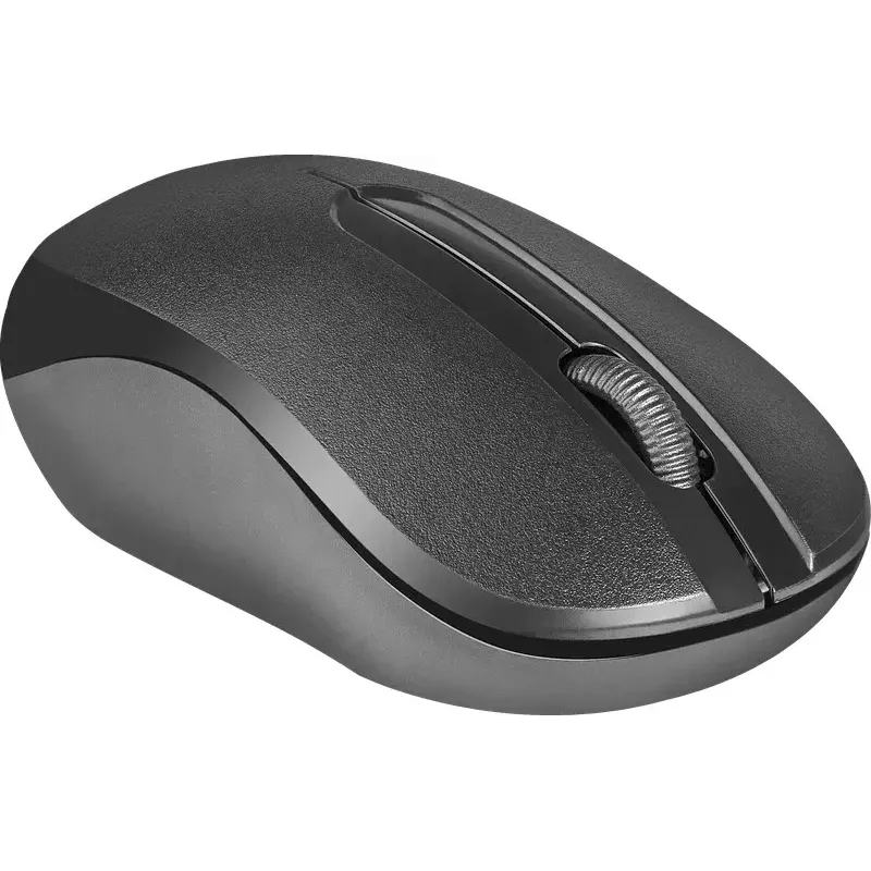 Bezprzewodowa mysz optyczna DEFENDER HIT MM-495 RF, oburęczna, 1600 DPI, odbiornik USB RF, czarna