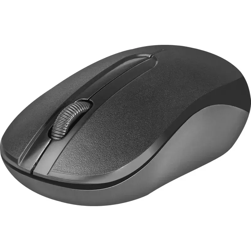 Bezprzewodowa mysz optyczna DEFENDER HIT MM-495 RF, oburęczna, 1600 DPI, odbiornik USB RF, czarna