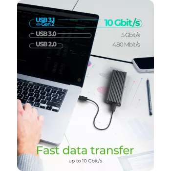 Obudowa na dysk SSD ICY BOX IB-1817MC-C31 M.2 Szary