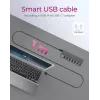 ICY BOX IB-HUB1701-C3 USB 3.2 Gen 1 (3.1 Gen 1) Type-B 5000 Mbit/s Antracytowy
