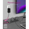 ICY BOX IB-HUB1701-C3 USB 3.2 Gen 1 (3.1 Gen 1) Type-B 5000 Mbit/s Antracytowy