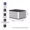 Stacja dokująca QOLTEC 5316 na 2x 2,5/3,5 cala HDD/SSD, SATA, USB 3.0 (5 Gb/s), obudowa aluminiowa