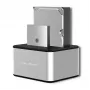 Stacja dokująca QOLTEC 5316 na 2x 2,5/3,5 cala HDD/SSD, SATA, USB 3.0 (5 Gb/s), obudowa aluminiowa
