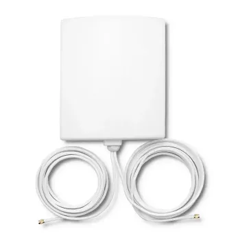 Kierunkowa antena zewnętrzna 5G LTE QOLTEC 57022 — 14 dBi, 700–3800 MHz, 50 Ω, obudowa miedziana