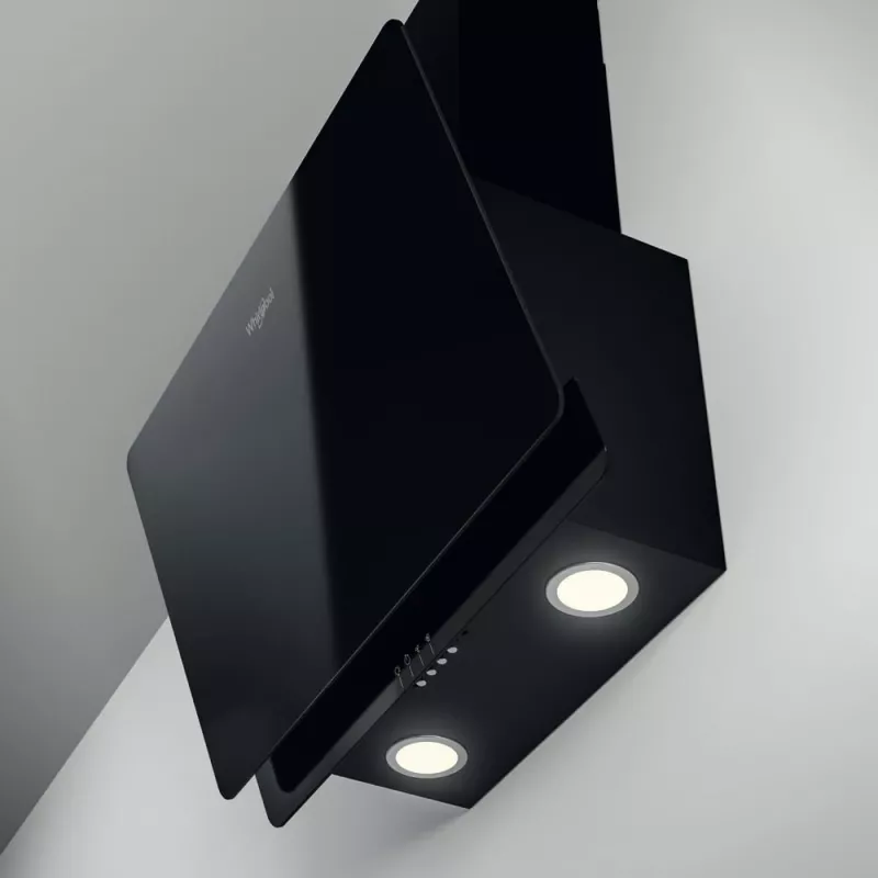 Whirlpool AKR 65F LM K Montowany na ścianie Czarny 375 m³/h