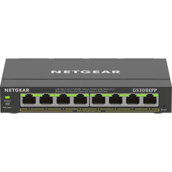 Przełącznik NETGEAR 8-portowy Gigabit Ethernet PoE+ (GS308EPP)