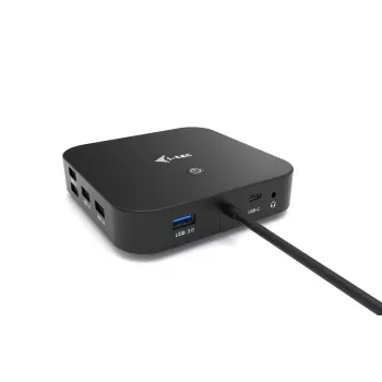 Stacja dokująca i-tec USB-C HDMI DP z zasilaniem Power Delivery 100 W