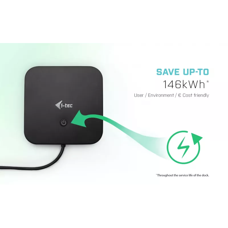 Stacja dokująca i-tec USB-C HDMI DP z zasilaniem Power Delivery 100 W