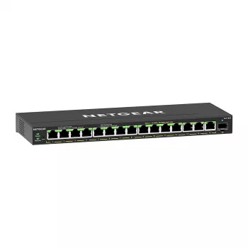 NETGEAR GS316EP-100PES przełącznik sieciowy zarządzalny Gigabit Ethernet (10/100/1000) Power over Ethernet (PoE) Czarny