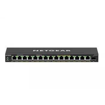 NETGEAR GS316EP-100PES przełącznik sieciowy zarządzalny Gigabit Ethernet (10/100/1000) Power over Ethernet (PoE) Czarny