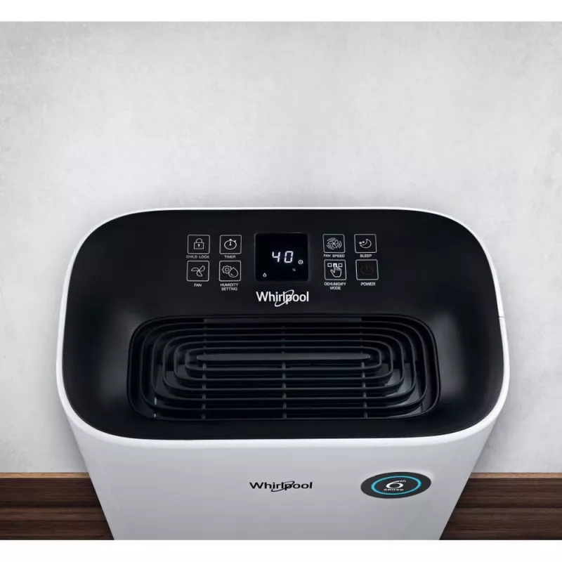Osuszacz Whirlpool DE20W5252 6,5 l 44 dB 420 W czarny biały