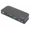 Przełącznik KVM DIGITUS, 2x1 DP, DP/HDMI Out, USB 4Kx2K@60Hz