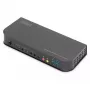 Przełącznik KVM DIGITUS, 2x1 DP, DP/HDMI Out, USB 4Kx2K@60Hz