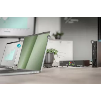Przełącznik KVM Digitus 4 Porty Pojedynczy Wyświetlacz 4K HDMI