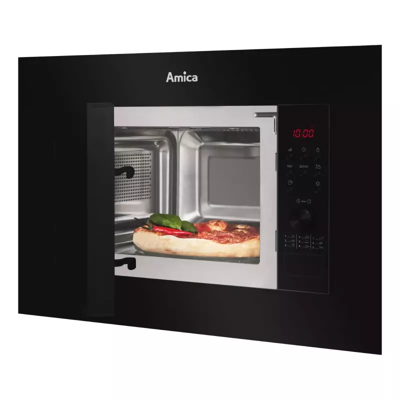 Kuchenka mikrofalowa do zabudowy Amica AMGB20E2GB, 800 W, 20 L